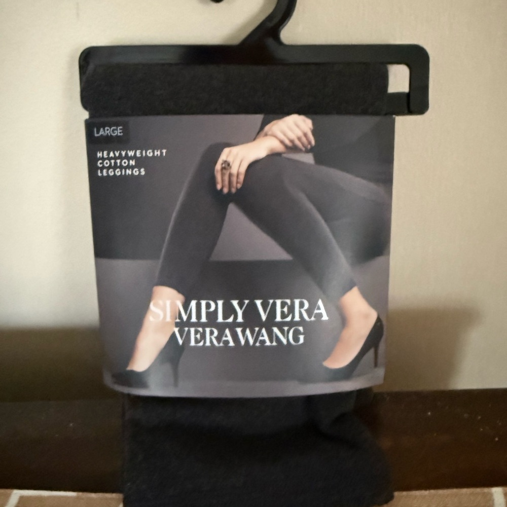 Simply Vera Vera Wang Black Leggings